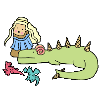 Game Of Thrones Dragon Sticker by Loof and Timmy