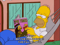 homer simpson magazine GIF