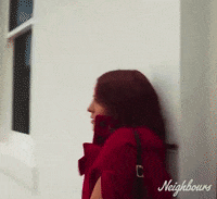 Scared Hiding GIF by Neighbours (Official TV Show account)
