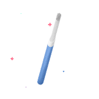 kids brushing Sticker by quip