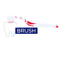 Brush Toothpaste Sticker by Smile Global