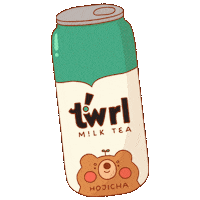 TWRLmilktea drink tea drinks boba Sticker