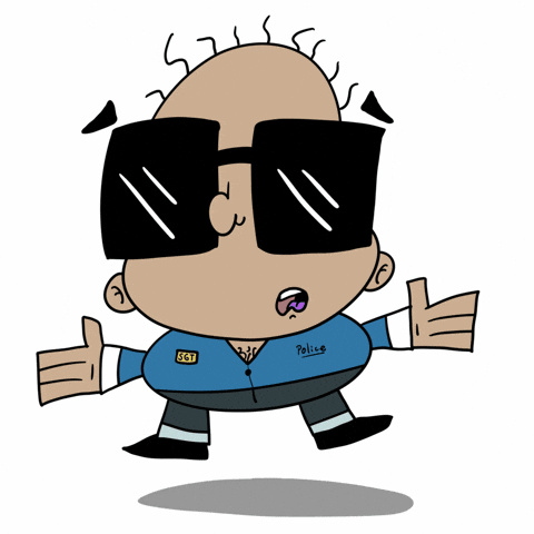 Police Warning GIF