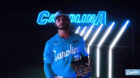 North Carolina Baseball GIF by UNC Tar Heels