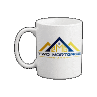 Coffee Mug Sticker by Two Mortgage Guys