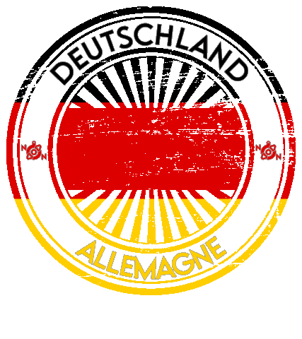 Germany De Sticker by NoirNomads