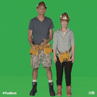 Channel 9 Shrug GIF by The Block