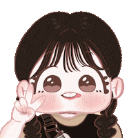 chenchinglaam lovely kingpin blackdoor linzy Sticker