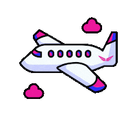 Plane Flight Sticker by MDLBEAST