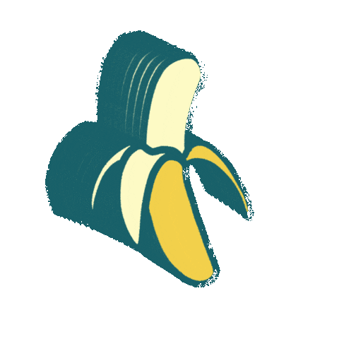 Banana Sticker by 3HK