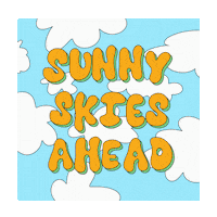 sheshinesdesigns sunny ssd skies ahead Sticker