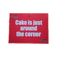 bigbearevents run running cake signs Sticker