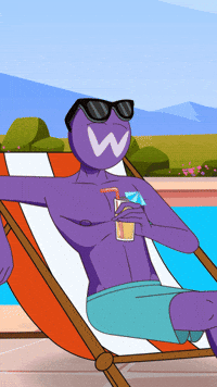 Sun Chilling GIF