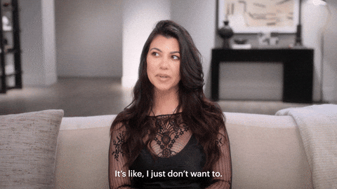 I Dont Want To Kourtney Kardashian GIF by HULU