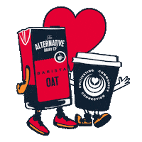 Oatmilk Love Sticker by The Alternative Dairy Co