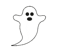 Halloween Ghost Sticker