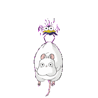 Studio Ghibli Bird Sticker