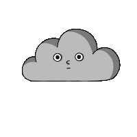 Angry Sky Sticker by Shenja