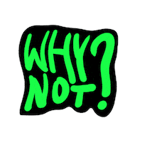 Question Neaon Sticker