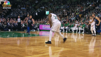 shooting boston celtics GIF by NBC Sports Boston