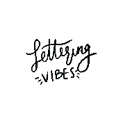 insieme lettering lettering vibes Sticker