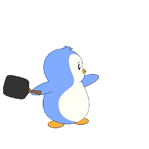 Go Ping Pong Sticker by Pudgy Penguins