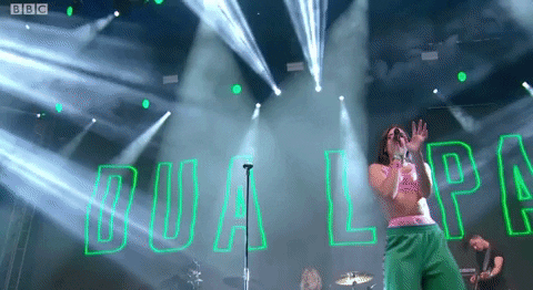 dua lipa GIF by Glastonbury Festival 2017