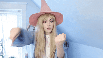 Witch Middle Finger GIF