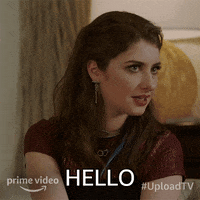 Television Hello GIF by Amazon Prime Video