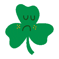 Sad St Patricks Day Sticker