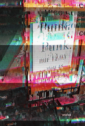 shervinafshar giphyupload glitch punk GIF