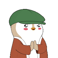 Laugh Plotting Sticker by Pudgy Penguins