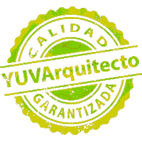 Yuvanny73 sello arquitecto yuva calidad garantizada Sticker