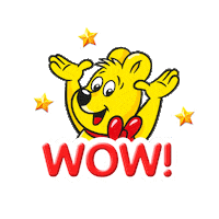 Gold Star Wow Sticker by HARIBO