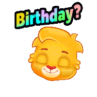 Happy Birthday Greetings Sticker by Lucas and Friends by RV AppStudios