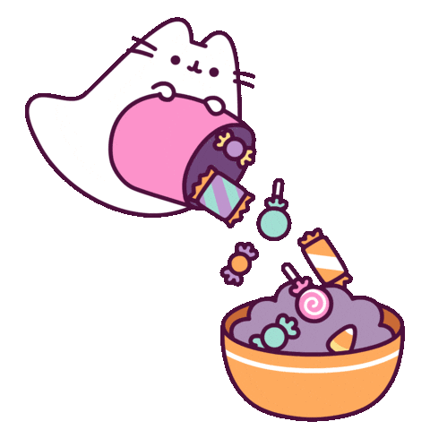 Happy Halloween Sticker by Pusheen