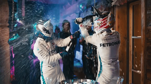 celebrate new year GIF by Mercedes-AMG Petronas Motorsport