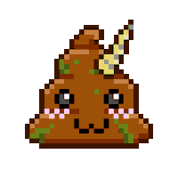 Art Shitting Sticker by Poopies.io