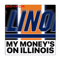 Illinois Football Sticker by Bovada