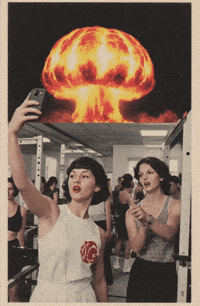 War Selfie GIF by Anne Horel