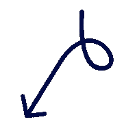 Arrow Line Sticker by Pinglo