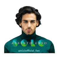 Alberto Urso Sticker by amiciofficial_fan