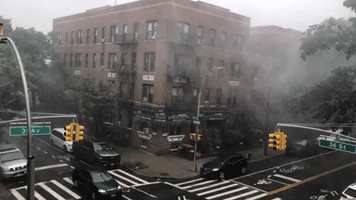 Heavy Rain and Strong Winds Reported in New York City