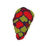 Rouvamusta Sticker by Piirre