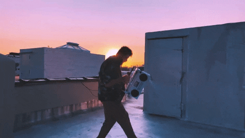 Sunset Dancing GIF by CLAVVS