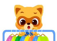 LOTTYFRIENDS character 2d clothes agony Sticker