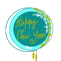 Happy New Year Sticker