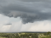 Heavy Clouds Form Ahead of Storms in Southeast Arizona
