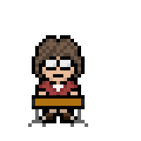 Rock Band Pixel Sticker