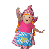 Vrolijk Zwaai Sticker by Fien&Teun